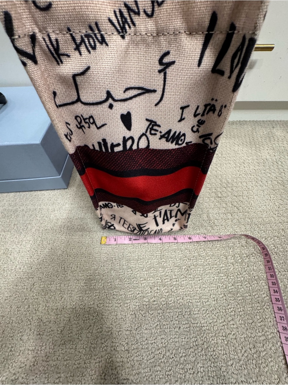 Canvas book tote - Picture 2 of 3